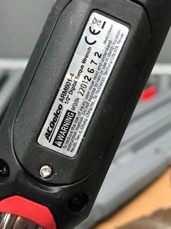 Photo 1 of ACDelco ARM601-4 1/2” (14.8 to 147.5 ft-lbs.) 