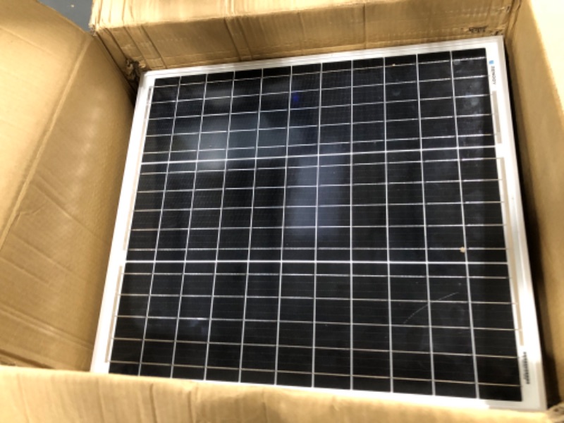 Photo 2 of ***UNABLE TO TEST***
Renogy 50 Watt 12 Volt Monocrystalline Solar Panel (Compact Design)