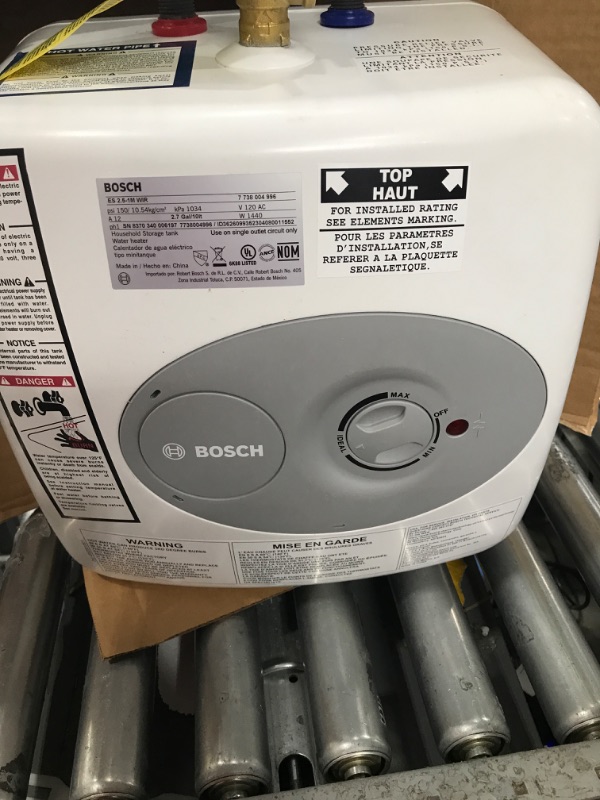 Photo 2 of **USED** *Powers On* Bosch Electric Mini-Tank Water Heater Tronic 3000 T 2.5-Gallon (ES2.5) 