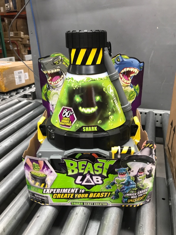 Photo 2 of Beast Lab – Shark Beast Creator. Add Ingredients & Follow The Experiment's Steps to Create Your Beast! with Real Bio Mist & 80+ Lights, Sounds and Reactions – Shark Style May Vary Sharks