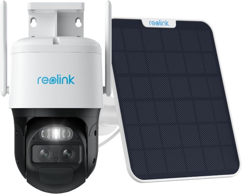 Photo 1 of 2 Pack REOLINK TrackMix LTE+SP - 4G Cellular Security Camera Outdoor, 2K PTZ Camera, Auto Tracking, 6X Hybrid Zoom, Support (Verizon/AT&T/T-Mobile), Wireless Solar Powered, Color Night Vision, AI Detection
