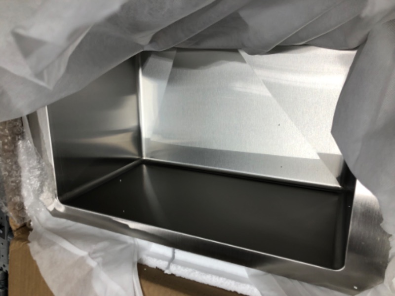 Photo 1 of 28 Inch Undermount Stainless Steel Workstation Kitchen Sink, 28 x 19 x 10 Inch 16 Gauge Stainless Steel Single Bowl Kitchen Sinks with Accessories