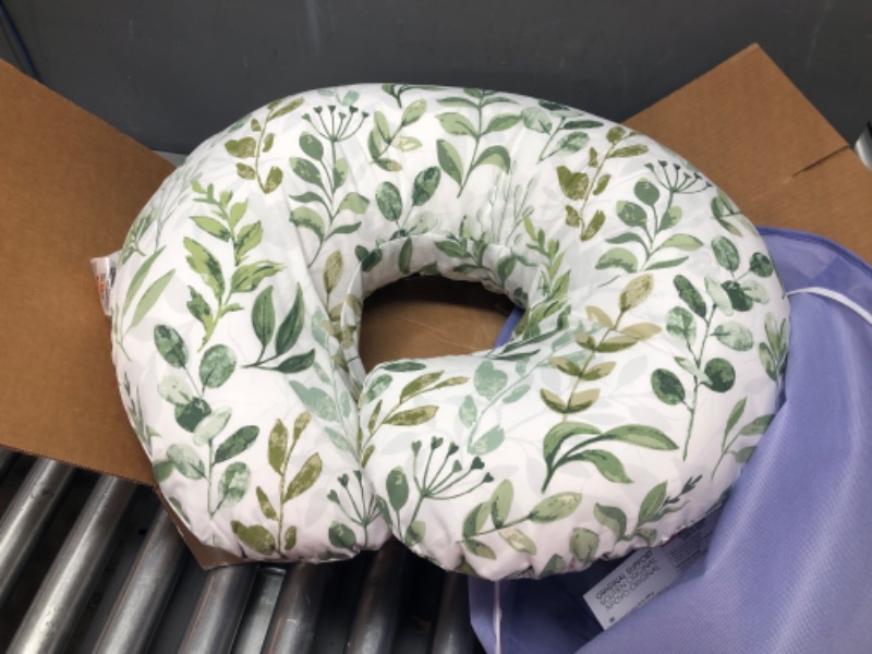 Photo 2 of *******PHOTO FOR REFERENCE, NOT SAME PILLOW*********
Boppy Nursing Pillow Original Support, Gray Taupe Leaves, Ergonomic Nursing Essentials for Bottle and Breastfeeding, Firm Fiber Fill, with Removable Nursing Pillow Cover, Machine Washable

