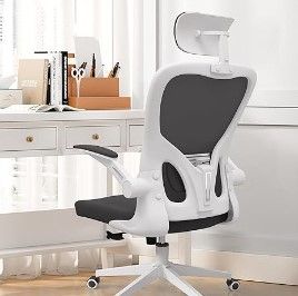 Photo 1 of ********PJHOTO FOR REFERENCE NOT SAME CHAIR*********
Lybaint Office Chair, High Back Ergonomic Desk Chair, Breathable Mesh Computer Chair with Flip-Up Armrests, Lumbar Support, Adjustable Headrest, 90°-
