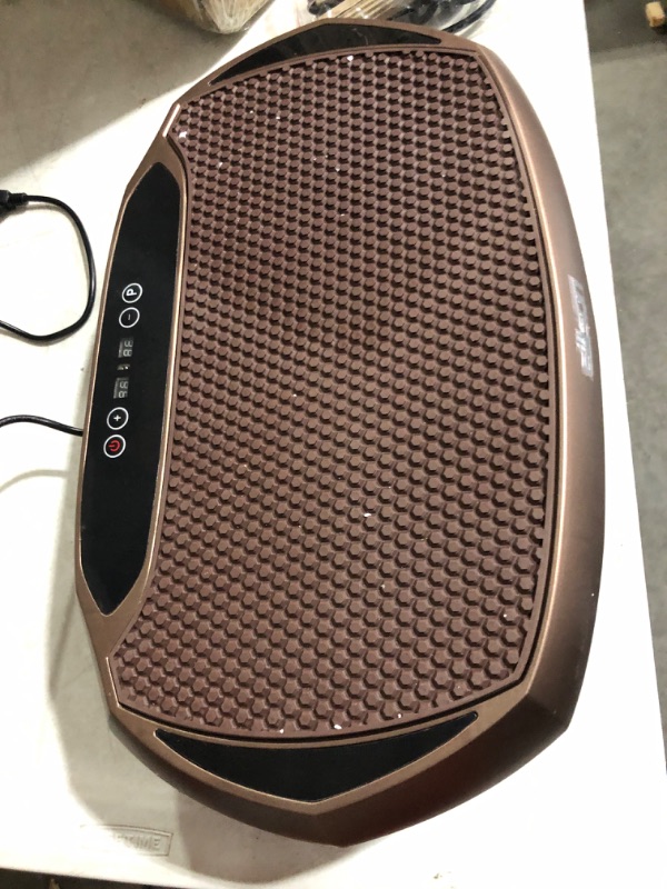 Photo 1 of **FOR PARTS ONLY**
EILISON Vibration Plate Exercise Machine (Bolt Brown)