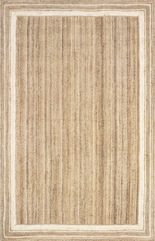 Photo 1 of nuLOOM Rikki Coastal Braided Jute Area Rug, 10x12
