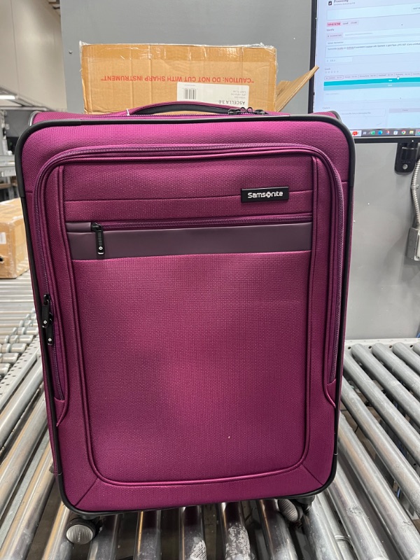 Photo 1 of Samsonite Ascella 3.0 Softside Expandable Luggage with Spinners | Light Plum | 2PC SET (Carry-on/Medium) Light Plum 2-piece Set (Carry-on/Medium)