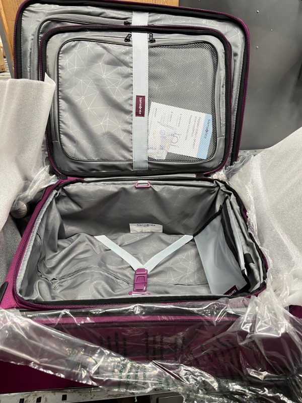 Photo 1 of Samsonite Ascella 3.0 Softside Expandable Luggage with Spinners | Light Plum | 2PC SET (Carry-on/Medium) Light Plum 2-piece Set (Carry-on/Medium)