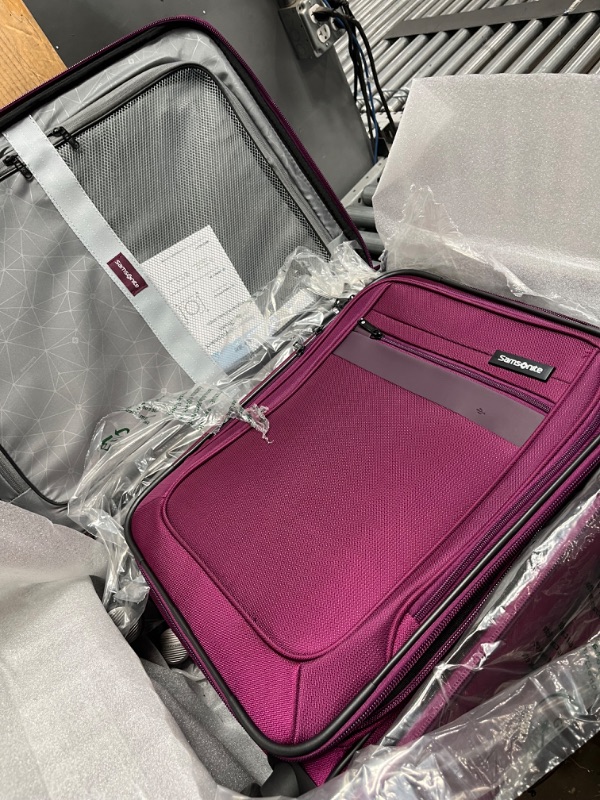 Photo 1 of Samsonite Ascella 3.0 Softside Expandable Luggage with Spinners | Light Plum | 2PC SET (Carry-on/Medium) Light Plum 2-piece Set (Carry-on/Medium)