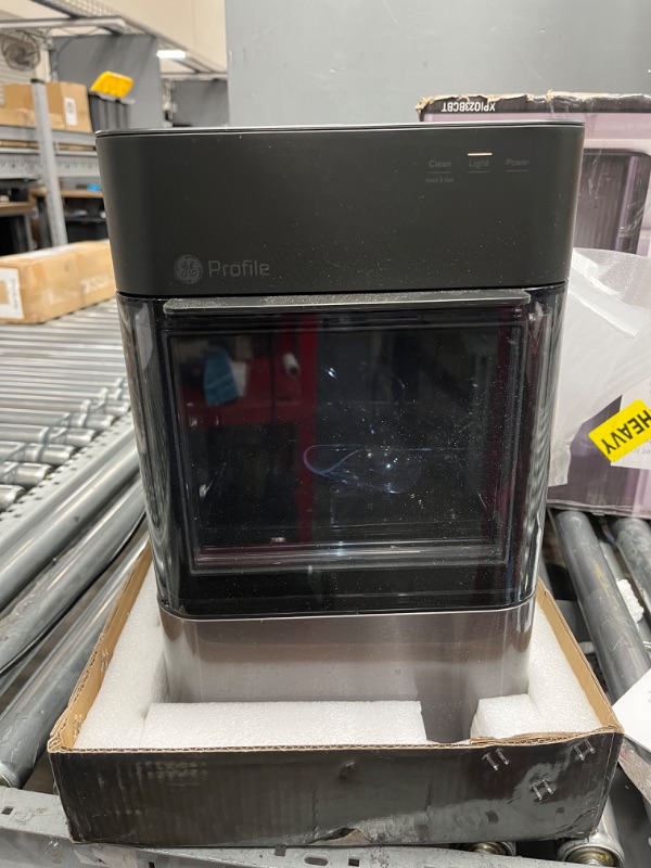 Photo 2 of GE Profile Opal 2.0 | Countertop Nugget Ice Maker | Ice Machine with WiFi Connectivity | Smart Home Kitchen Essentials | Black Stainless Black Stainless Ice Maker