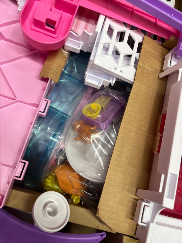 Photo 3 of Barbie Dreamhouse, Doll House Playset with 70+ Accessories Including Transforming Furniture, Elevator, Slide, Lights & Sounds Wheelchair Accessible Elevator