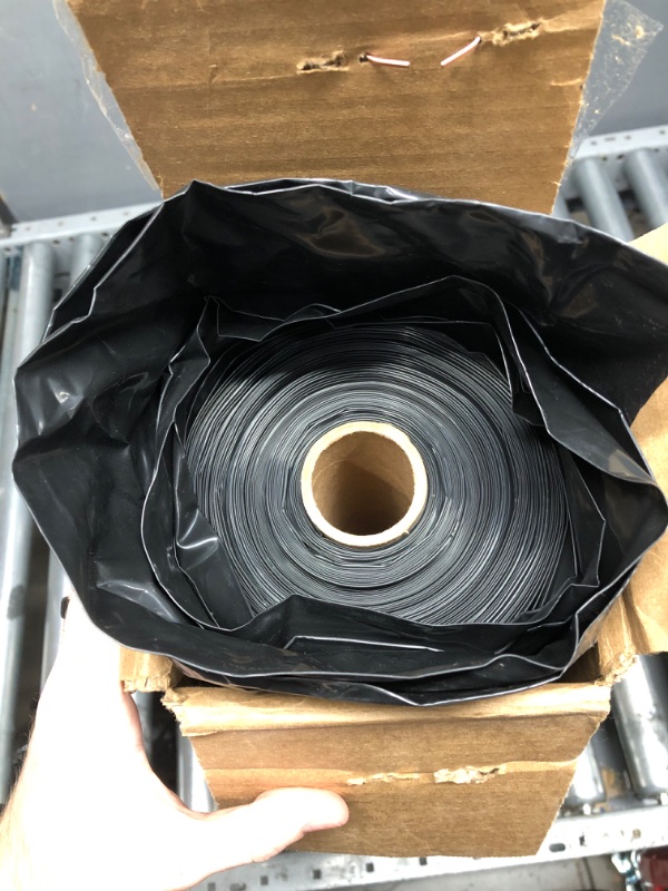 Photo 2 of Rocky Mountain Goods 4 Mil Black Plastic Sheeting - Roll of Heavy Duty Thick Plastic for Gardening, Weeds, Yard, Landscaping, Barrier, Under House - Multi Use Polyethylene (6 FT X 100 FT)