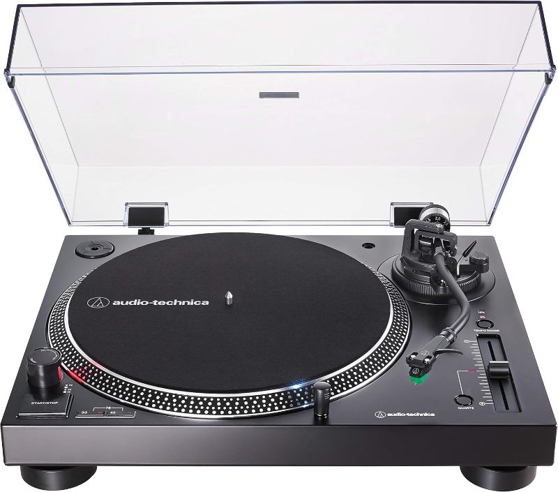 Photo 1 of (PARTS ONLY)Audio-Technica AT-LP120XUSB-BK Direct-Drive Turntable (Analog & USB), Fully Manual, Hi-Fi, 3 Speed, Convert Vinyl to Digital, Anti-Skate and Variable Pitch Control Black