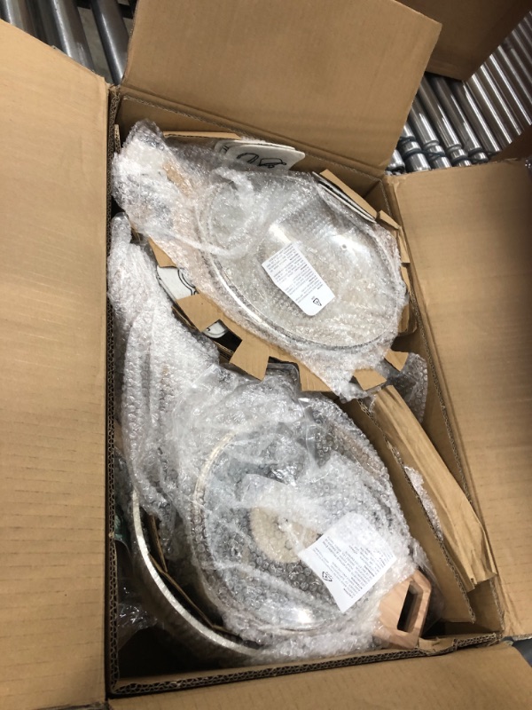 Photo 1 of CAROTE Pots and Pans Set?Nonstick Cookware Sets Induction Cookware, White Granite 9 Pcs Non Stick Cooking Set w/Frying Pans & Saucepans(PFOS, PFOA Free) White 9 Piece