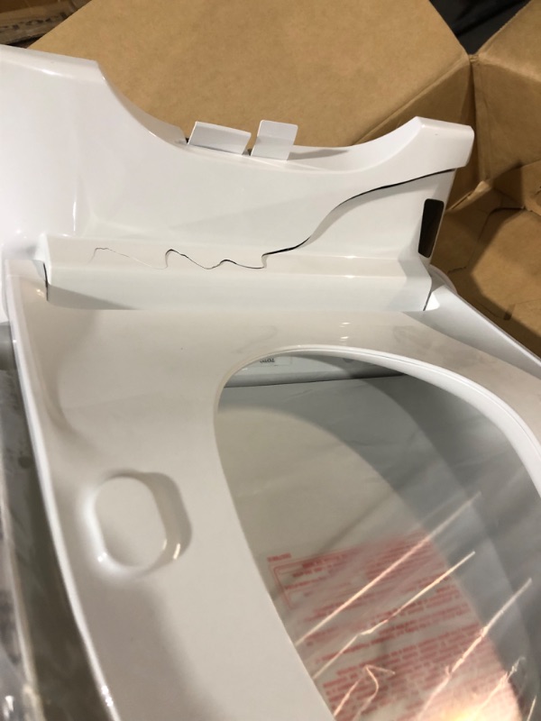 Photo 3 of **NONREFUNDABLE**FOR PARTS OR REPAIR**SEE NOTES**
TOTO SW3036R#01 WASHLET K300 Electronic Bidet Toilet Seat, Cotton White Cotton White Self Cleaning Wand with EWATER