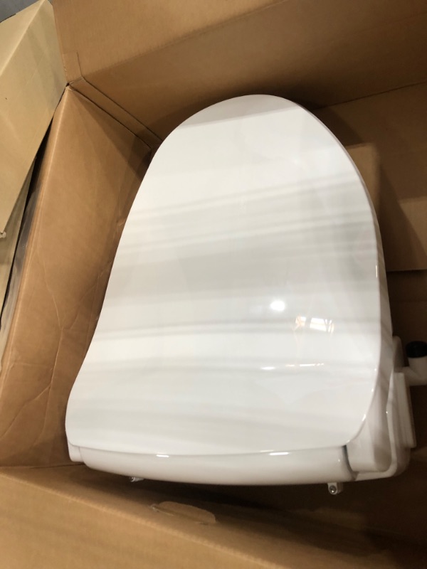 Photo 2 of **NONREFUNDABLE**FOR PARTS OR REPAIR**SEE NOTES**
TOTO SW3036R#01 WASHLET K300 Electronic Bidet Toilet Seat, Cotton White Cotton White Self Cleaning Wand with EWATER