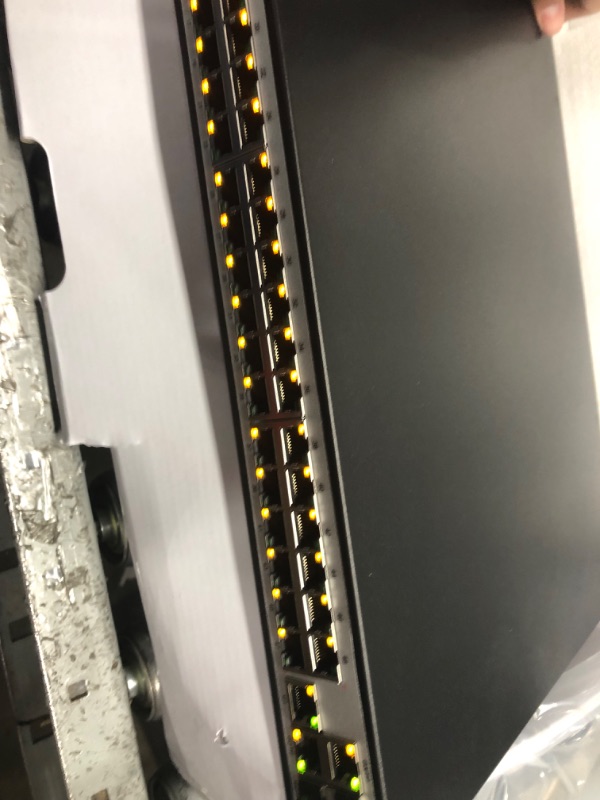 Photo 4 of IPCamPower 48 Port POE Network Switch W/ 3 Gigabit Uplink Ports Designed for IP Cameras POE+ Capable of Pushing 30 Watts per Port 400 Watts Total Budget