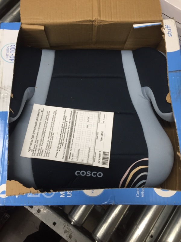 Photo 3 of Cosco Topside Backless Booster Car Seat, Lightweight 40-100 lbs, Rainbow