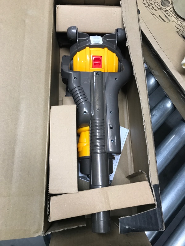 Photo 2 of Casdon Dyson Ball | Miniature Dyson Ball Replica For Children Aged 3+ | Features Working Suction To Add Excitement To Playtime Grey/Yellow