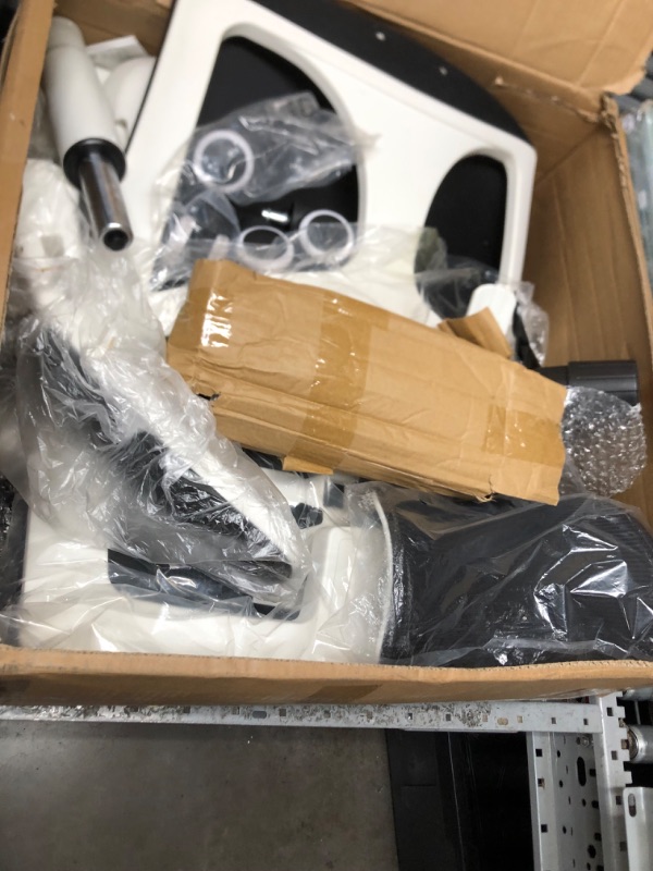 Photo 1 of **PARTS ONLY** **SEE CLERK NOTES** Younmall Ergonomic Office Chair WHITE-BLACK