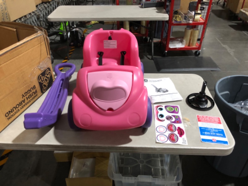 Photo 2 of ***USED - POSSIBLY MISSING PARTS***
Step2 Push Around Buggy Anniversary Edition Pink