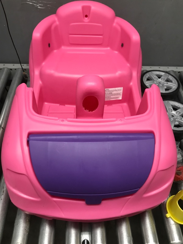 Photo 4 of ****PARTS ONLY**** Step2 Whisper Ride II Kids Push Cars, Ride On Car, Seat Belt, Horn, Toddlers Ages 1.5 – 4 Years Old, Max Weight 50 lbs., Quick Storage, Stroller Substitute, Pink
