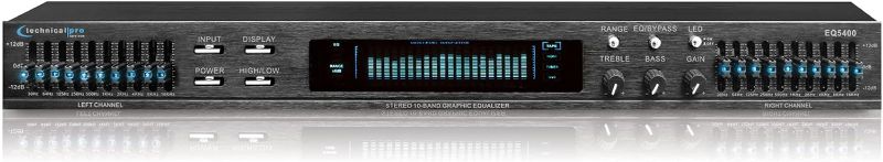 Photo 1 of (see notes)
Technical Pro Dual 10 Band Professional Stereo Equalizer with Individual LED Indicators
