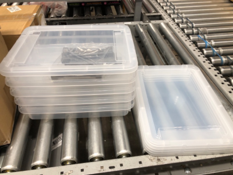 Photo 1 of 5 pack clear storage bins