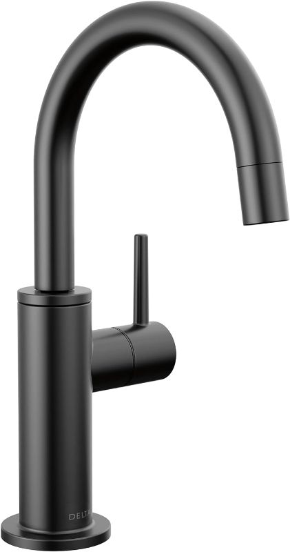 Photo 1 of (READ FULL POST) DELTA FAUCET 1930-BL-DST Contemporary Beverage Faucet, Matte Black