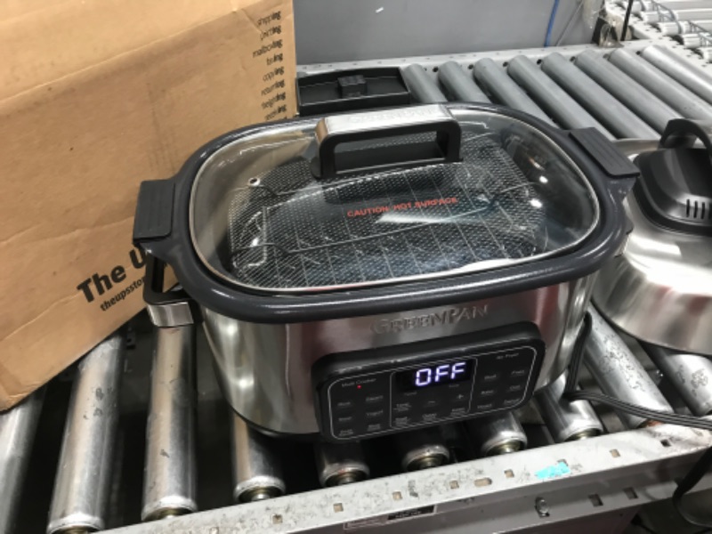 Photo 1 of Artestia 12-in-1 Multi Cooker with Air Fry, Sous Vide, Rice, Sauté, Slow Cook, Steam, Roast, & Grill - Removable 6.5 QT Cooking Bowl, 12 Pre-Set Programs, Stainless Steel
