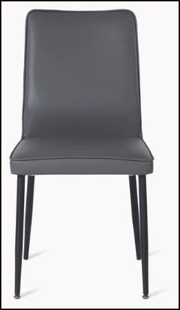 Photo 1 of 2 Pack****Faux Leather Dining Chair with Metal Legs