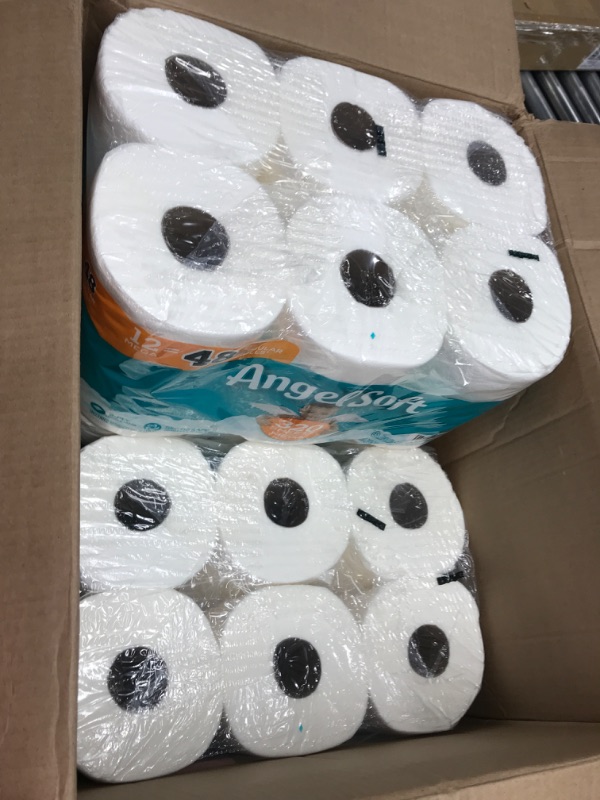 Photo 2 of Angel Soft® Toilet Paper, 36 Mega Rolls = 144 Regular Rolls, 2-Ply Bath Tissue