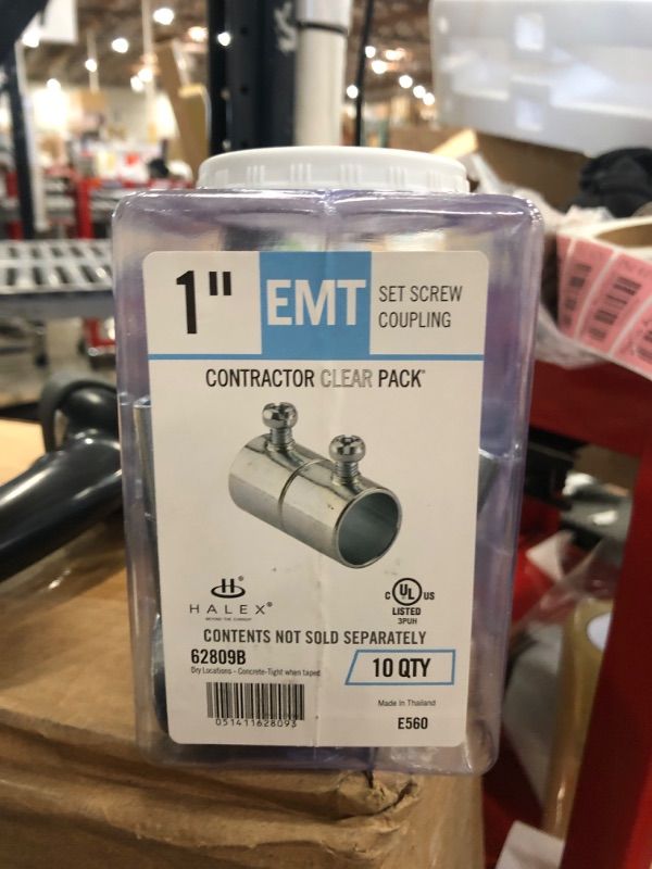 Photo 1 of 1" emt set screw coupling bundle of 2 (10 total)