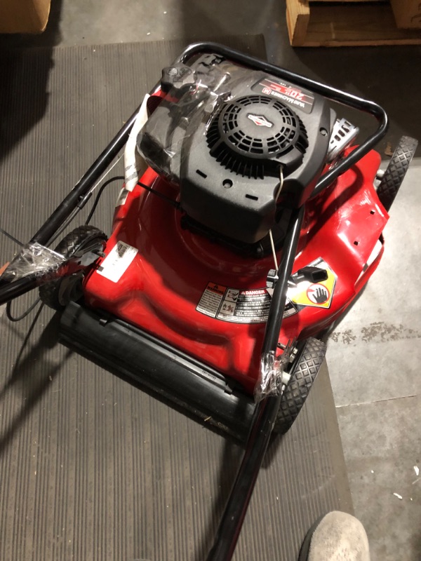Photo 5 of [READ NOTES]
Yard Machines 11A-02BT729 20-in Push Lawn Mower with 125cc Briggs & Stratton Gas Powered Engine, Black and Red