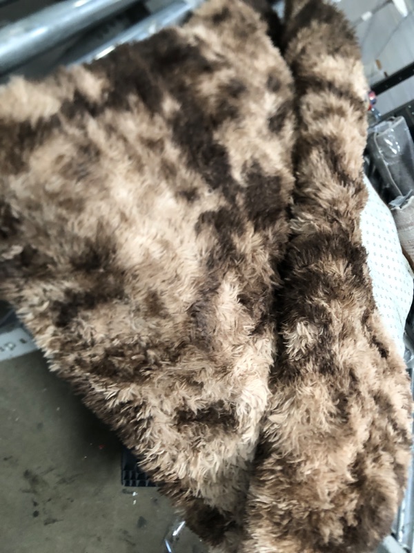 Photo 2 of  Rug for Living Room, Extra Large Fluffy Bedroom Rug, Tie-Dyed Brown Shag Furry Area Rugs for Kids Room Nursery Playroom Classroom, Shaggy Plush Carpet for Modern Home Room Decor  4X6 