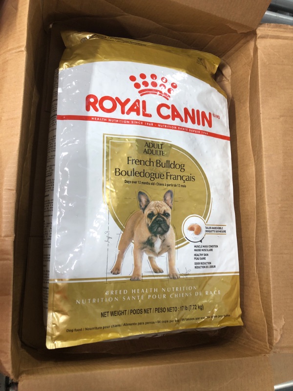 Photo 2 of **NOTES** Royal Canin French Bulldog Adult Breed Specific Dry Dog Food, 17 Pounds. Bag 17 Pound (Pack of 1)