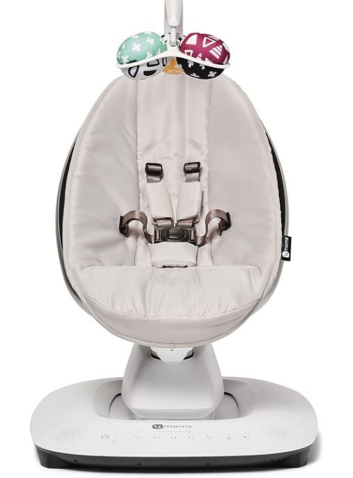 Photo 1 of 4moms MamaRoo Multi-Motion Baby Swing, Bluetooth Baby Swing with 5 Unique Motions, Grey