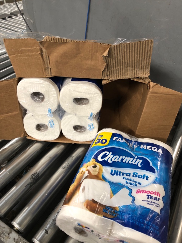 Photo 2 of **NOTES** Charmin Ultra Soft Toilet Paper, 6 Mega Rolls
