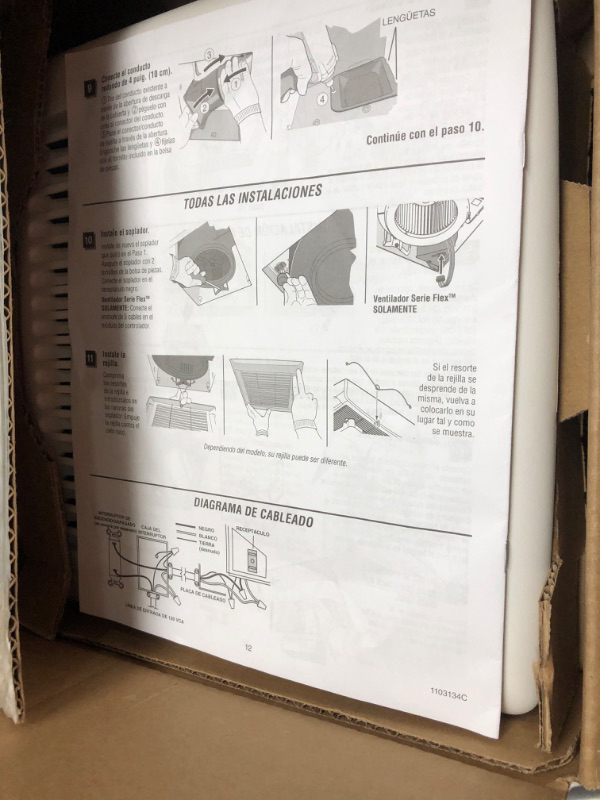 Photo 1 of * used * see images *
Broan-Nutone AE50 InVent Series Single-Speed Fan, Ceiling Room-Side Installation Bathroom Exhaust Fan