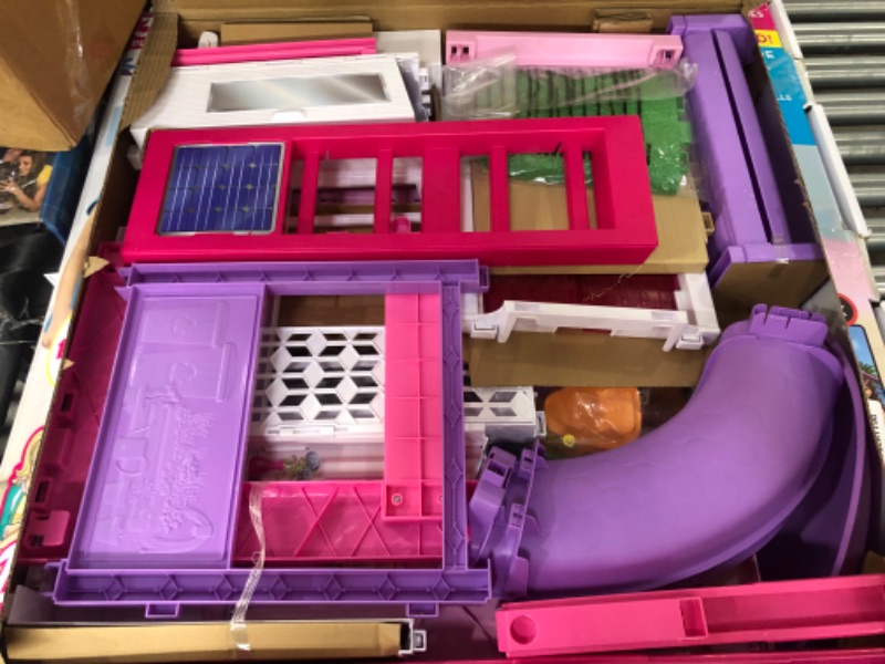 Photo 2 of Barbie Dreamhouse, Doll House Playset with 70+ Accessories Including Transforming Furniture, Elevator, Slide, Lights & Sounds Wheelchair Accessible Elevator