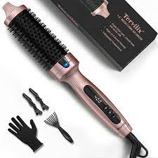 Photo 1 of * NEW* Terviiix 1.5" Thermal Brush Heated for Hair Curling, 38mm Ceramic Tourmaline Ionic Volumizer, Gold
