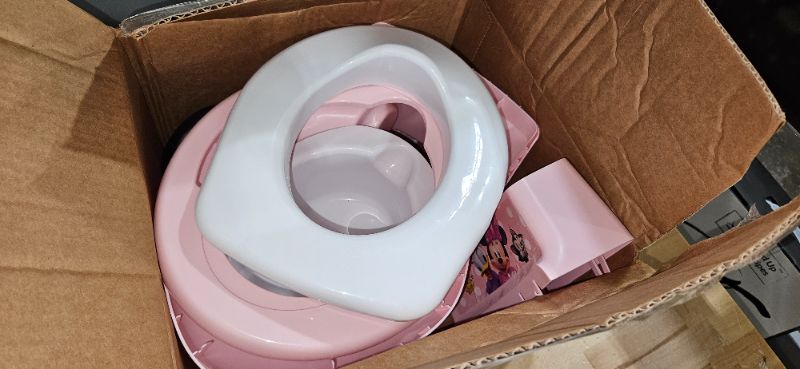 Photo 1 of DisneyMickey Mouse Theme Small Portable Pink Porta-potty Toilet for Toddlers/Babies 