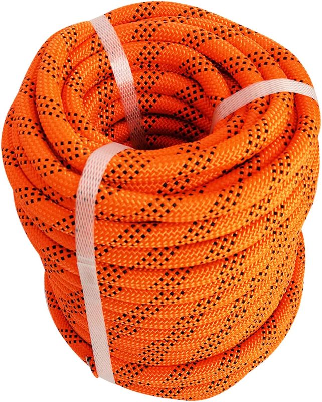 Photo 1 of 1/2 in by 100 FT Double Braid Rope Nylon Pulling Rope Arborist Rigging Rope Sailing Rope
