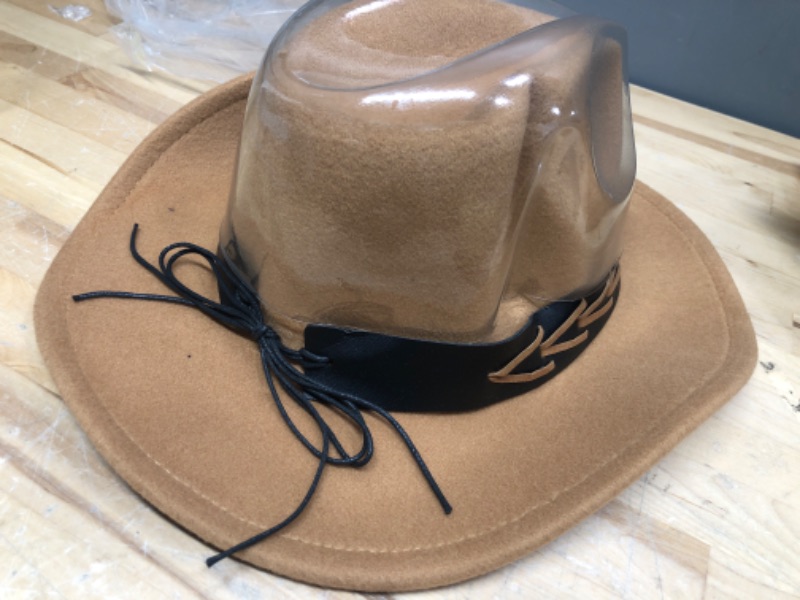 Photo 2 of WOOL BROWN WESTERN COWBOY HAT FOR MEN