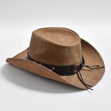 Photo 1 of WOOL BROWN WESTERN COWBOY HAT FOR MEN