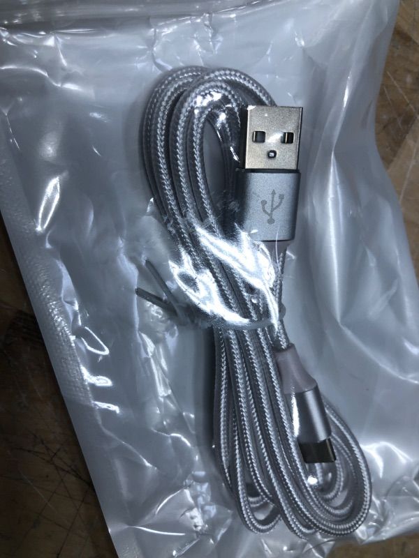 Photo 2 of 10ft USB to USB C Cable 10Gbps Data Transfer, Extra Long USB Charger Cable USB 3.1 USB 3.2 Gen 2 to Type C 3A Fast Charging Cord for Samsung S21/S20/S10/Note 10, Galaxy Tab S7, Webcam, PS5 - White 10ft White(TPE)