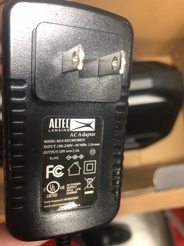 Photo 1 of Altec Lansing ROCKBOX XL Wireless Bluetooth Speaker, Portable Waterproof Speaker with 20 Hour Playtime and 5 Illuminating LED Light Modes, Floating Wireless Speaker for Indoors and Outdoors Steel Grey