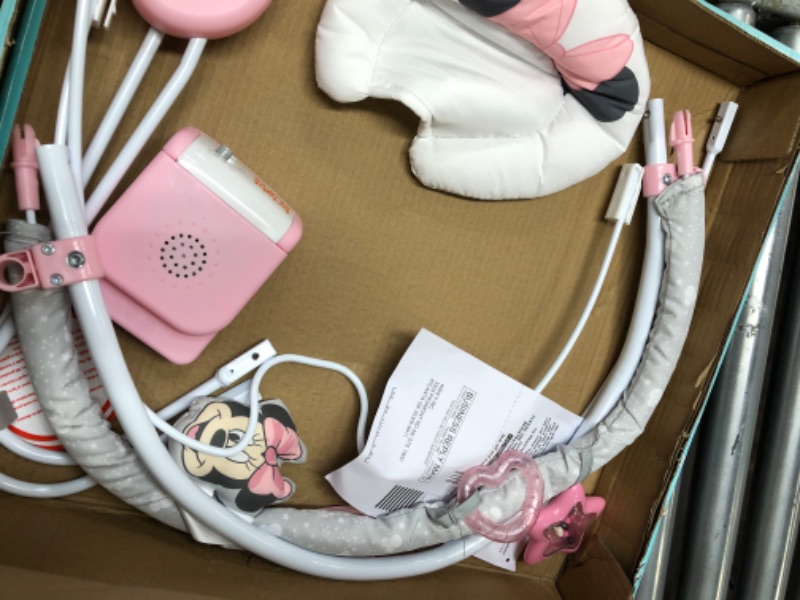 Photo 1 of Bright Starts Minnie Mouse Rosy Skies Cradling Baby Bouncer - Pink