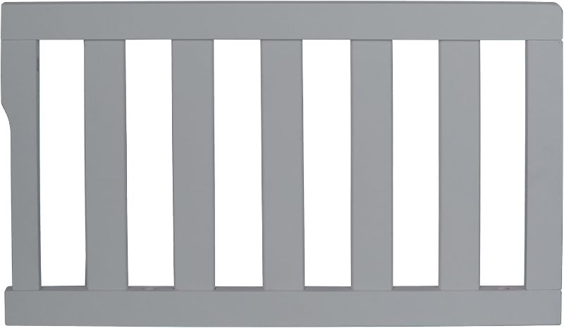 Photo 2 of 
Dream On Me Convertible Crib Toddler Guard Rail in Cool Grey, Converts Cribs to Toddler Beds, Solid Wood Construction