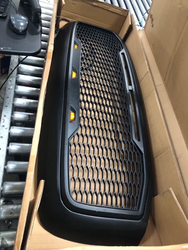 Photo 3 of Paramount Automotive Matte Black ABS LED Impulse Mesh Grille 41-0195MB 06-08 Dodge Ram 1500/06-09 Dodge Ram 2500